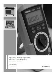 Preisliste (Download) - Siemens