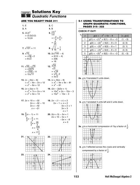 Algebra 2 Ch 5 solutions key a2_ch_5_solutions_key.pdf - Peninsula