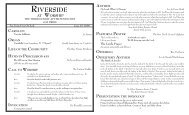 Bulletin June 25.indd - The Riverside Church