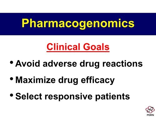Cancer Pharmacogenomics Development, Science, Translation