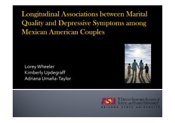 Longitudinal Associations between Marital Quality and Depressive ...