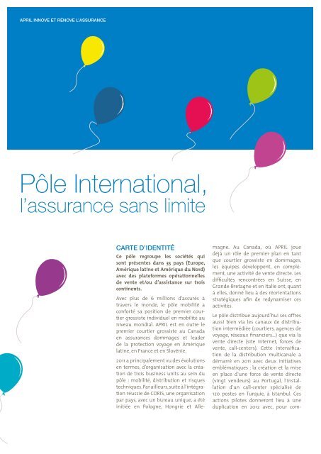 Le rapport annuel - April