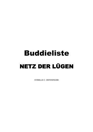 Roman Buddyliste Netz der Luegen - Sybille Denninger 1