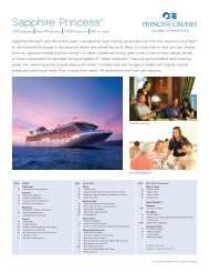 Sapphire PrincessÂ® - Reizen De Cauwer