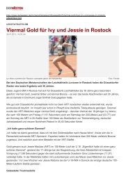 Viermal Gold fÃ¼r Ivy und Jessie in Rostock - ART Leichtathletik ...