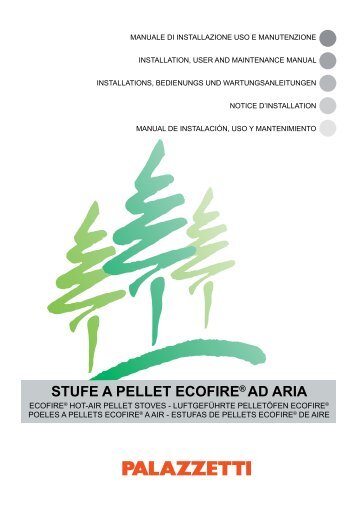 STUFE A PELLET ECOFIRE® AD ARIA