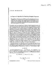 Gotoh, O. An Improved Algorithm for Matching Biological Sequences ...