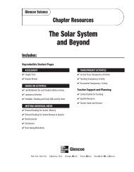 The Solar System and Beyond - Learning Services Home