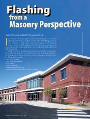 Flashing from a Masonry Perspective - International Masonry Institute