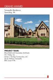 Download Western PA Winners - International Masonry Institute