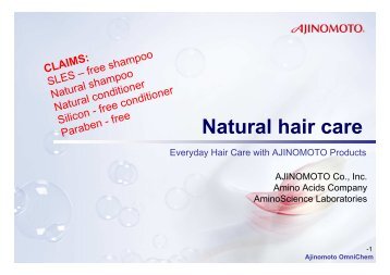 Natural hair care
