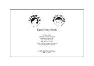 Lambing Data Entry Book - Sheep Genetics