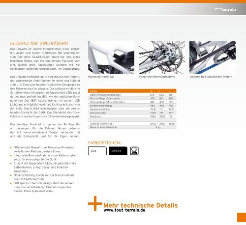 technische details - Tout Terrain