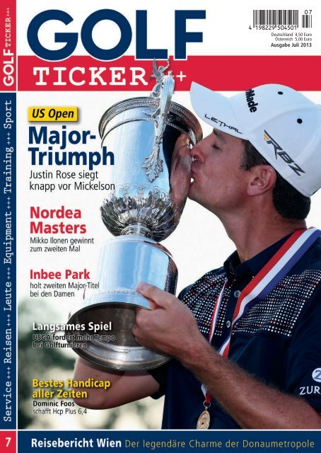 Ausgabe Juli 2013 - Golf Ticker