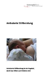 Ambulante Stillberatung - Kantonsspital Glarus