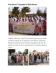 Quetta Balochistan - NCHD