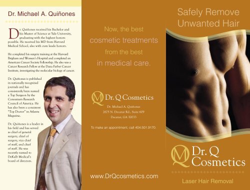 8-388 Hair Removal brochure REVISED.indd - Dr. Q Cosmetics