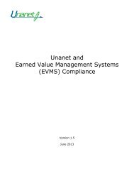 Unanet, Earned Value Management Systems and ANSI Compliance
