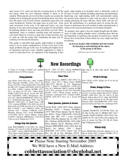 Chamber Music Journal - Cobbettassociation.org