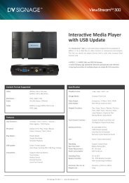 Interactive Media Player with USB Update - Braemac