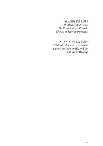 Introduzione - Il beato alano