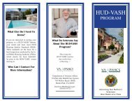 HUD-VASH Landlord Brochure - VA Palo Alto Health Care System