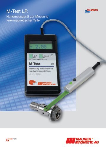 Teslameter M-Test LR - Maurer Magnetic AG