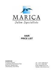 Download Pricelist Marica Hair And Beauty Salon Supplies