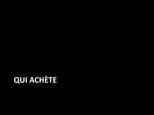 L'ÉVOLUTION DES COMPORTEMENTS D'ACHAT - Centre ...