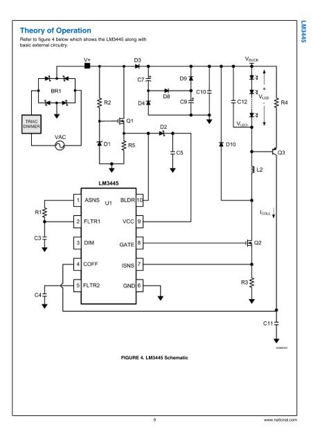 LM3445 Triac Dimmable Offline LED Driver