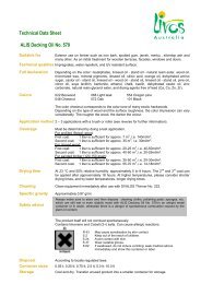 Technical Data Sheet ALIS Decking Oil No. 579 - Livos Australia