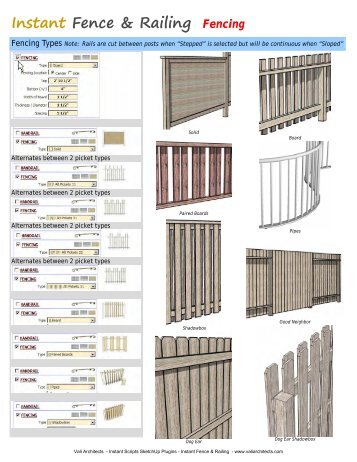 Instant Fence & Railing Fencing - Vali Architects