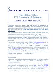 PTSC TELEGRAM 28 February 2011 - European Association for ...