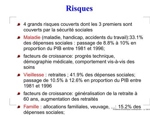 Problèmes économiques contemporains - Michel Beine