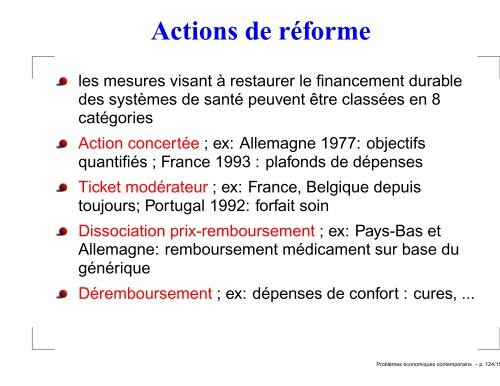 Problèmes économiques contemporains - Michel Beine