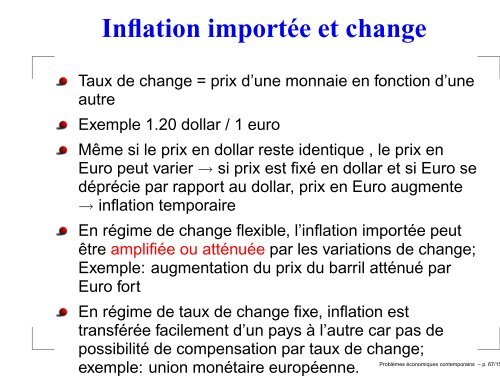 Problèmes économiques contemporains - Michel Beine