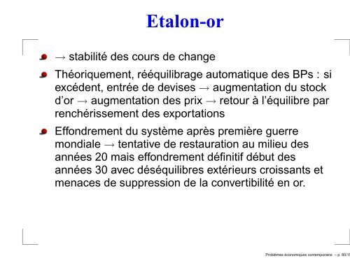 Problèmes économiques contemporains - Michel Beine