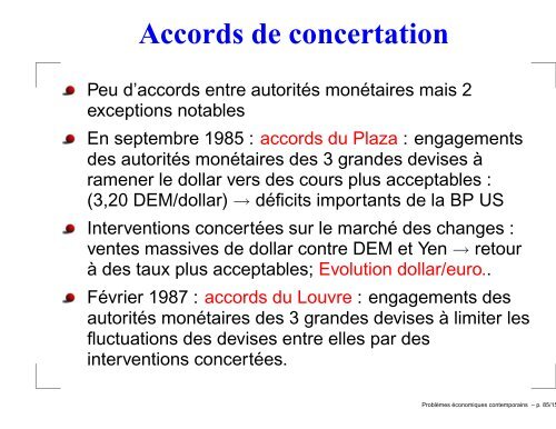 Problèmes économiques contemporains - Michel Beine