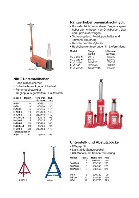 Longus Werkstattausrüstung Nfz - Endler Industriebedarf