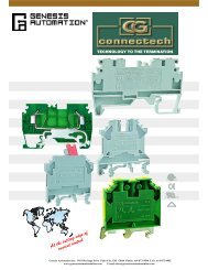 DIN Rail Terminal Block Complete Catalog - Genesis Automation