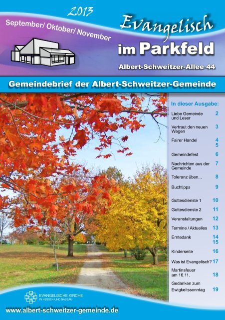 Evangelisch im Parkfeld