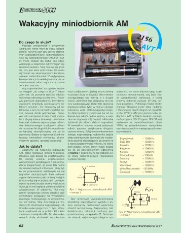 Wakacyjny miniodbiornik AM (216KB) - Elportal