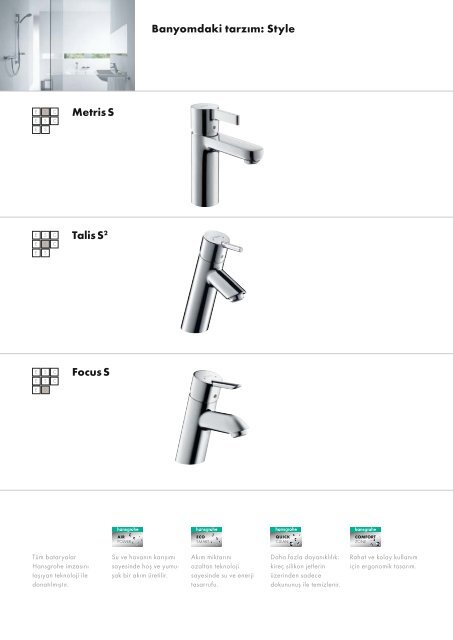 Katalog - Hansgrohe TÃ¼rkiye