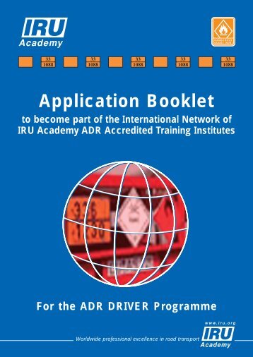 ADR Instructors Data & Questions - IRU