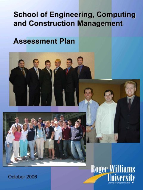 SECCM Assessment Plan - Roger Williams University