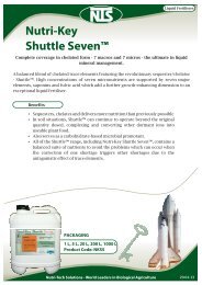 a detailed product information sheet. - Nutri-Tech Solutions