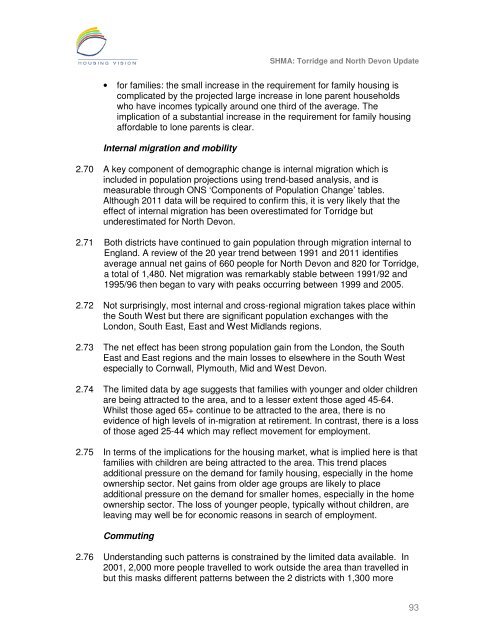 Strategic Housing Market Assessment - North Devon District Council