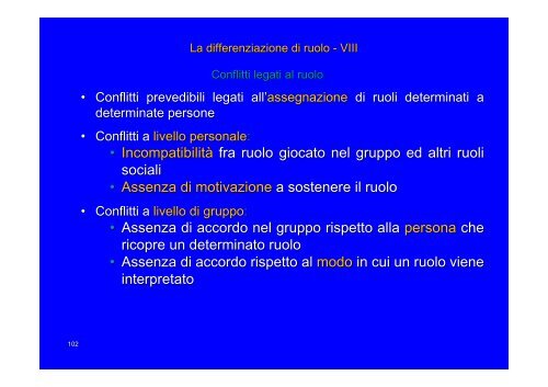 Psicologia sociale dei gruppi - Scienze della Formazione