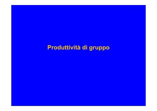 Psicologia sociale dei gruppi - Scienze della Formazione