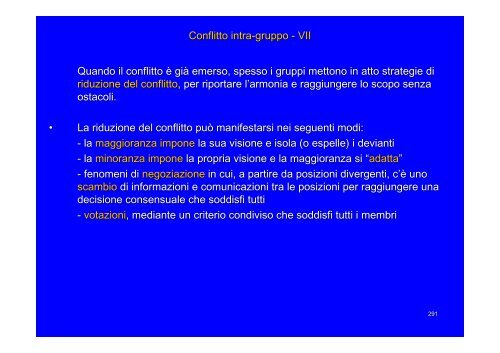 Psicologia sociale dei gruppi - Scienze della Formazione